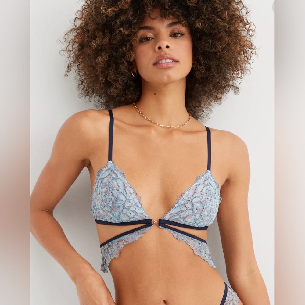 Aerie Dreamscape Lace
Triangle Bralette LIKE NEW!